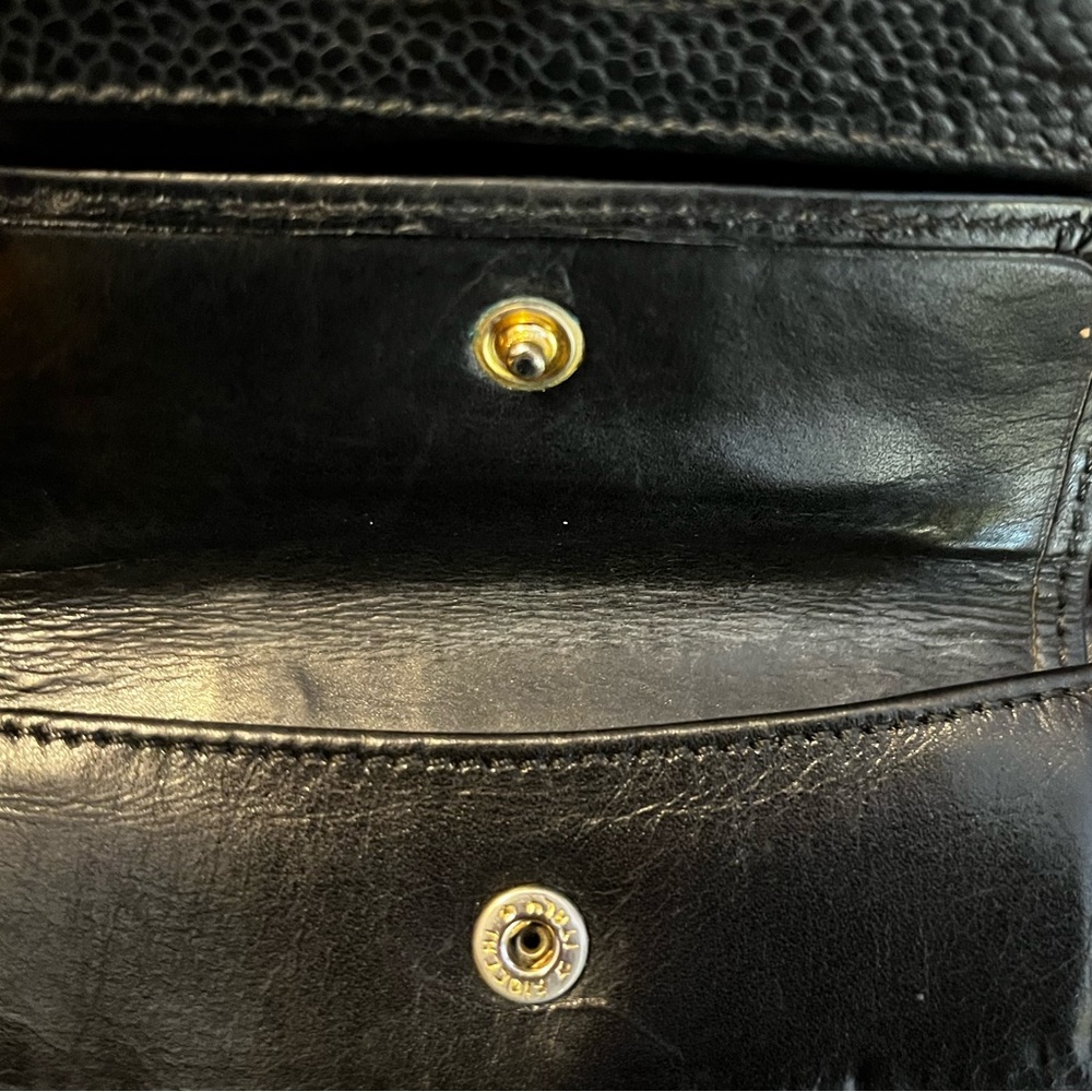 Chanel Black Leather Compact Wallet - Picture 7 of 15